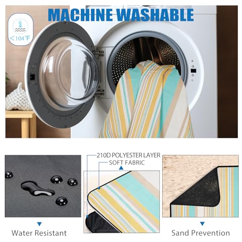 G GOOD GAIN Picnic Blanket Waterproof & Sand Proof,Beach Blanket Portable with Carry Strap, XL Large Foldable Picnic Rug Machine Washable for Camping Party,Wet Grass,Kids Playground.(Pineapple Yellow) - color: Pineapple Yellow