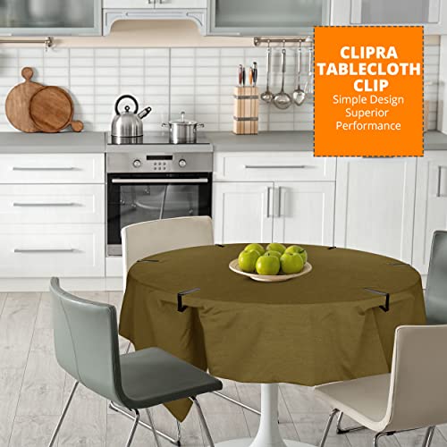 Tablecloth Clips Black - 12 Pack Stainless Steel, Rust Proof & Non-Slippery Table Cloth Holding Clip - Perfect for Restaurants, Picnic, Party, Outdoor Dining - Fits Up to 1.8 Inch Thick Table - color: Pack 12 Black S (for 1 ~ 1.8inch)