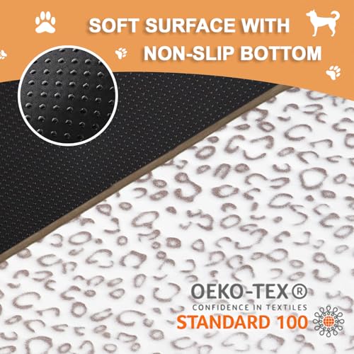 Qeils Reusable Puppy Pads, 2 Pack Washable Pee Pads for Dogs, Waterproof Non Slip Wee Wee pad, Absorbent and Leakproof Training Mats for Potty, Crate, Playpen, Bed, Sofa, 18"x 24" - size: 18x24(pack of 2)-Brown