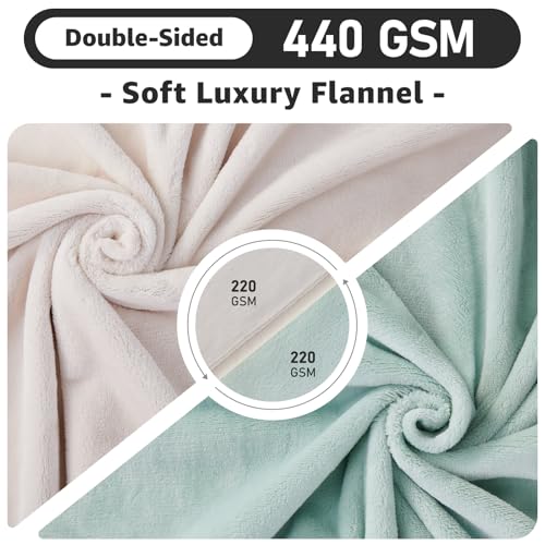 LOOBANI Waterproof Blanket for Bed: Reversible Soft Flannel Queen Bed Blanket 80" x 90", Waterproof Dog Blankets for Large Dogs, Spill-Proof Cover for Furniture Protection, Movie Time, Green - color: Green, size: 80" x 90"