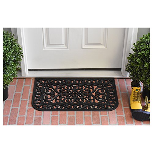 Calloway Mills 103741830 Haligrand Rubber Doormat 18" x 30" - color: Haligrand, size: 1'6" x 2'6" (Rectangular)