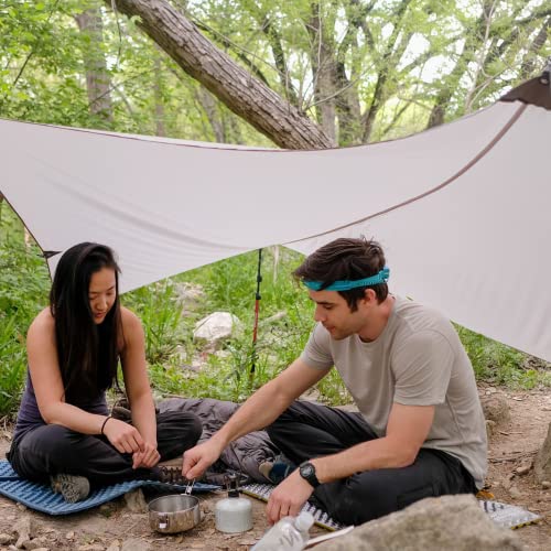KAMMOK Kuhli Pro | Versatile Weather Shelter, (Waterproof, Durable, Portable, Camping Tarp, Hammock Tarp, Rain Cover), Granite Gray - color: Granite Gray, size: Kuhli Pro
