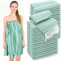 YSYJ Turkish Beach Towel 36 Pack Extra Large Beach Towels 36"x71" Soft Turkish Towel Bulk Sand Free Quick Dry Bath Towels Blanket for Adult Teal - color: Teal, size: 36"x71"- 36 Pack