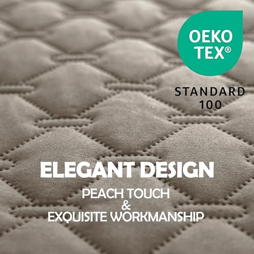 gogobunny 100% Double Sided Waterproof Dog Blanket Soft Pet Bed Cover Reversible Protect Furniture Couch Sofa Car for Puppy Large Dog Cat (Dark Stone/Light Stone, 30x30 Inch (Pack of 1)) - color: Dark Stone/Light Stone, size: 30x30 Inch (Pack of 1)