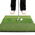 Premium Golf Hitting Mat, 10mm Foam Padding with Rubber Backing Golf Mat, Golf Practice Mat for Indoor and Outdoor Training - style: Tri-Turf Mat