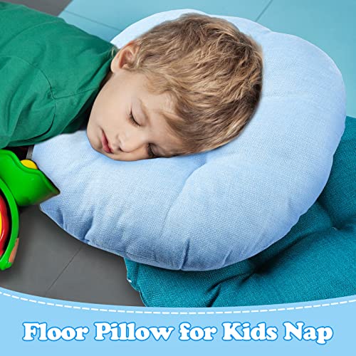 Fumete 8 Pcs 16 Inch Round Floor Cushions for Kids and Toddlers, Flexible Seating Classroom Furniture Floor Pillow for Home, Daycare, Preschool, Yoga and Meditation (Stylish) - color: Stylish