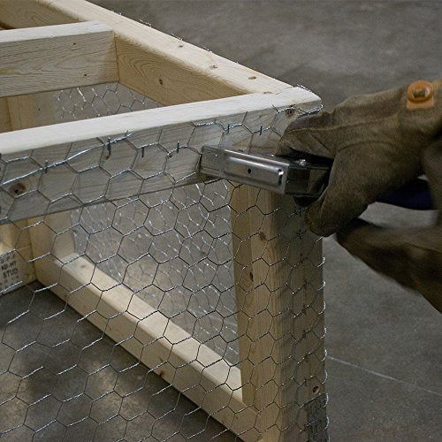 YARDGARD 1 Inch Poultry Netting, Chicken Wire Fence, 20 Gauge Galvanized Steel, Rabbit Fencing, Bird Enclosures, Garden Protection and Plant Support, 12 Inches x 150 Feet - size: 12 Inches x 150 Feet