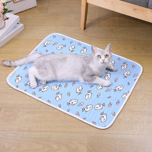 Dog Cooling Mat - Pressure Activated Cooling Pad, Gel Mat | Portable Lightweight for Dogs, Easy Clean, Heatstroke Prevention, Joint, Suitable for All Breeds and Senio - color: M