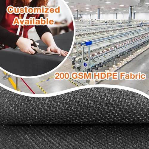 Artpuch Pergola Shade Cover with Grommets 8x10 FT 90% UV Block Outdoor Sun Shade Cloth Privacy Screen for Patio (Customized Available) Dark Grey - color: Dark Grey, size: 0 8' x 1 0'