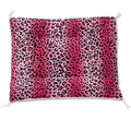Nttopship Dog Cat Bed Mat Ultra Soft Fluffy Pet Bed Washable Fashion Dog Crate Beds Comfy Comfy Pet Sleeping Pad Suitable for Pet Raised Bed(30"x26",Pink Leopard) - color: Pink leopard, size: Medium
