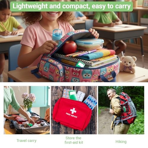 Travel First Aid Bandage Case - Band Holder Container for Wound Care Emergency Supplies, 10Pcs (Only Bandage Cases) - style: Only Bandage Cases