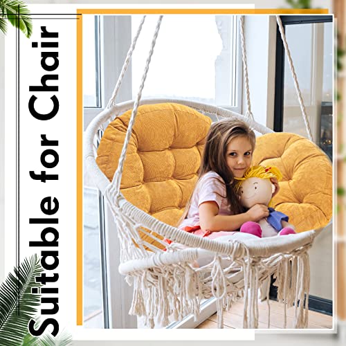 Jerify Floor Pillow Cushions Large Round Square Large Meditation Floor Pillow for Classroom Adult Meditation Picnic Party Seating Learning Daycare School(Round,Yellow,4 Pcs) - color: Yellow, size: Round