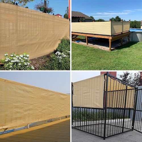 90% Shade Cloth for Patio, 10X15 Ft Pergola Shade Cover, Sun Shade Sail for Beach, Deck, Porch, Balcony, Gazebo, Outdoor Shade for Garden, Carport, Pool. - size: 10x15Ft