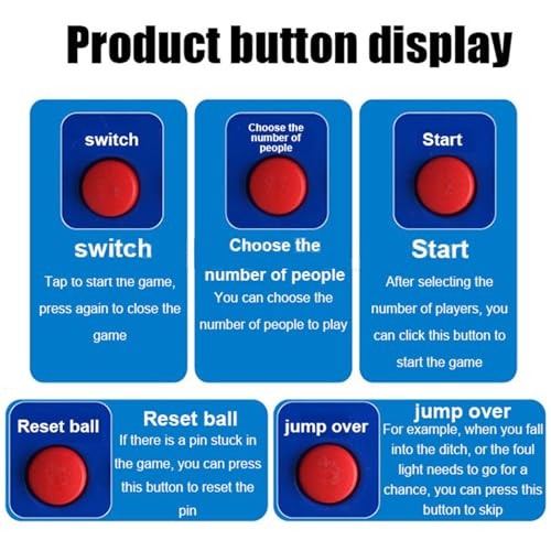 Bowling Alley Game for Home, Bowling Game with LED Electronic Scoreboard with Automatic Reset,Lighting,Simulation Sound Effect for Interactive Game 3.5m