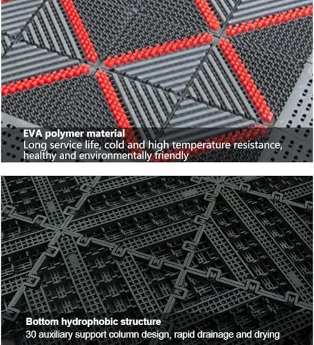 Outdoor doormats,Entrance mat,Double Door mats Outdoor.Boot scrapers with Brushes Outdoor.Splicing Interlocking,Non-Slip;dust-Removing,Waterproof Outdoor mat.（35.4”X 17.7"） - size: 1.5ft*3ft