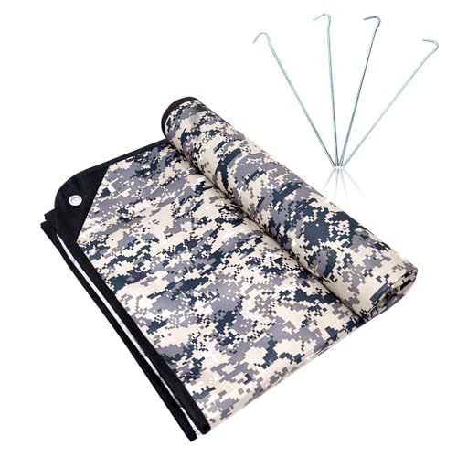 LYN Heavy Duty Emergency Blanket Survival Gear Waterproof Insulated Blanket Emergency Tarp for Camping, Hiking, Bushcraft - color: Camouflage