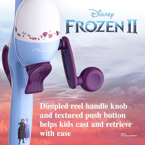 Shakespeare Youth Fishing Reel and Rod Combo - color: Disney Frozen 7 pc Kit