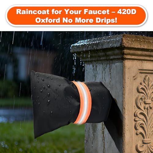 Outdoor Winter Faucet Hose bib Wall Taps Ouside Covers - 8.3”H x 6.7”W, Waterproof & Frost-Free for Winter Freeze Protection, Black, Gray (Gray, 8pcs) - color: Gray, size: 8pcs