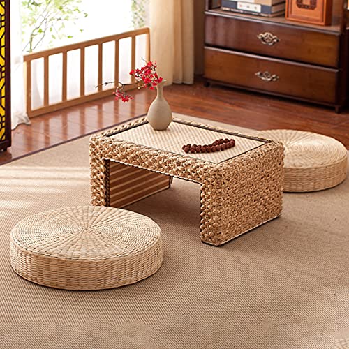 Tatami Cushion, Round Padded Floor Mat for Outdoor & Indoor Use, Bigger Size - 45cm