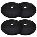 EBaokuup 4 Pack 32.3 Inch Non-Woven Tree Mulch Ring - Degradable Tree Protector Mat, Reusable Tree Weed Barrier Mat for Weed Control Root Protection - size: 32.3 Inch