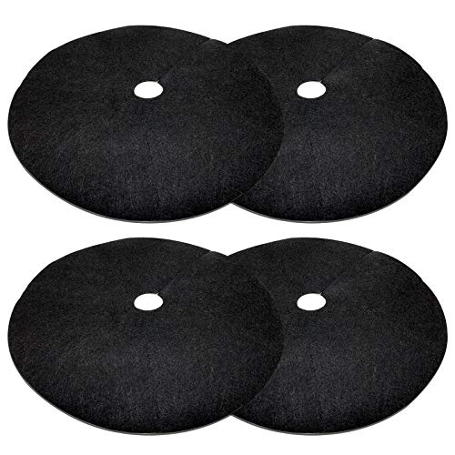 EBaokuup 4 Pack 32.3 Inch Non-Woven Tree Mulch Ring - Degradable Tree Protector Mat, Reusable Tree Weed Barrier Mat for Weed Control Root Protection - size: 32.3 Inch
