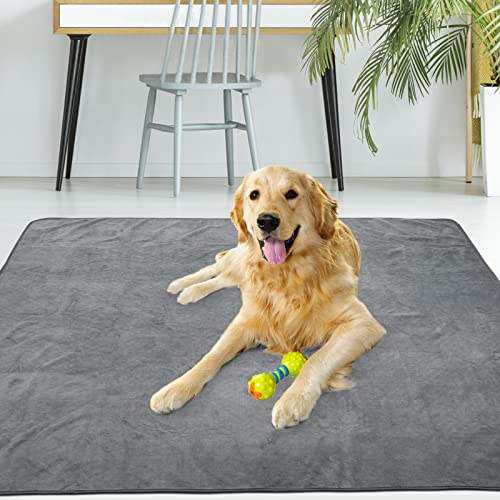 Washable Dog Pee Pads 36x48 2Pack Reusable Whelping Pads, Absorb Dog Mats Non-Slip Puppy Training Pads for Whelping, Potty, Training, Playpen, Crate - size: 36"x48"-2PACK