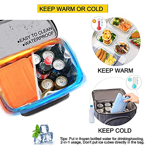 Vogano Picnic Backpack & Accessories – Insulated Picnic Set for 2 Person with Dual Compartments, Lightweight Blanket, Cutlery Set, for Newlyweds and Couples Gifts Blue