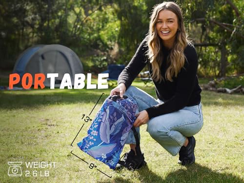 WEKAPO Inflatable Couch Air Lounger Chair - Camping & Beach Accessories, Portable Blow up Sofa for Hiking, Lawn, Indoor/Outdoor Movies & Music Festivals. Lightweight and Easy to Set Up Air Hammock - color: B Palma