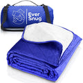 EverSnug Large Waterproof Outdoor Blanket - Extra Thick Premium Quilted Fleece, Waterproof & Windproof, Great for Camping, Picnics, Beaches, Stadiums, Dogs - color: Navy Blue