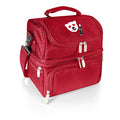 PICNIC TIME Coca Cola Emoji Pranzo Insulated Lunch Bag, Soft Cooler Lunch Box with Picnic Set and Dual Compartments, Portable Lunch Tote for Work and Travel, (Red) - color: Coca-Cola Coke Emoji - Red