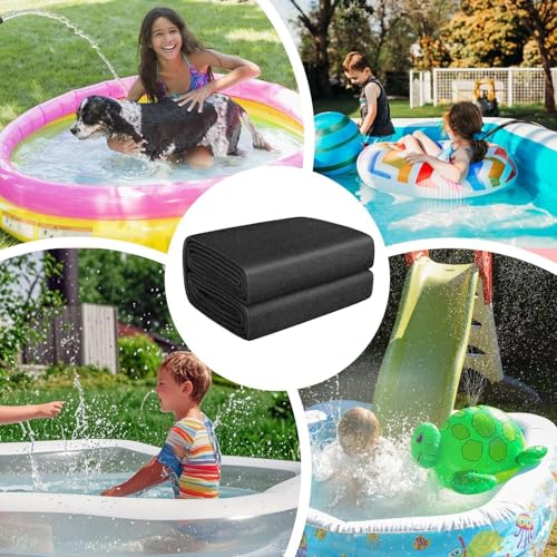 Pool Mat - Ground Pad | Liner Protector | Waterproof Flooring Pad | Outdoor Pool Base for Gravel Concrete Lawn Backyard Deck Camping Summer Use Durable Protective Layer Mat - size: Diameter 3.7 meters
