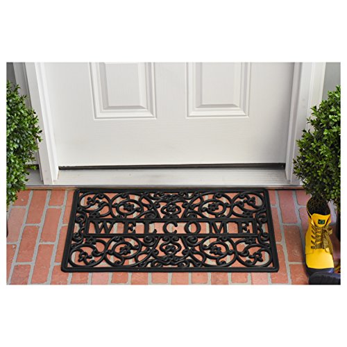 Calloway Mills 103661830 Caprix Rubber Doormat 18" x 30" - color: Caprix, size: 1'6" x 2'6" (Rectangular)