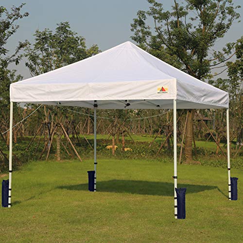 ABCCANOPY Canopy Weights Set of 4-120LBS Sand Bags for Pop up Tent, Weight Bags for Outdoor Gazebo, Trampoline, Pergola, Navy Blue (Without Sand) - color: Navy Blue, size: 120lbs