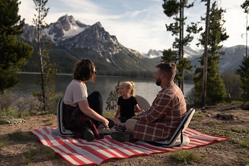 Stansport Tatami Straw Ground Mat 60" L x 78" W - color: Red
