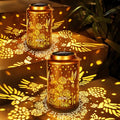 ODEETRONIC 2Pack Hummingbird Solar Lanterns - LED Solar Lantern Lights Outdoor Waterproof, Garden Lantern Lights Birthday Gift for Women, Metal Hummingbird Hanging Lanterns for Garden Yard Patio Decor - size: 2 Pack, style: Warm White - Hummingbird