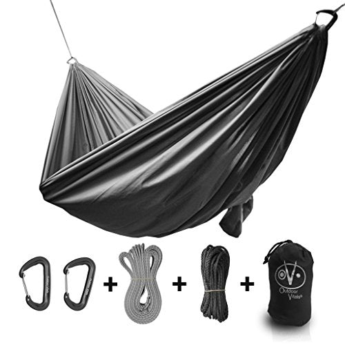 Outdoor Vitals Ultralight Hammock Under 1 lb with Suspension Included, Whoopie Sling Suspension, Tree Straps and Carry Bag - size: Full