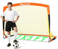 Dimples Excel Soccer Goals Kids Net for Backyard 7x5, 5x3.6, 4x3, 3x2.2 FT - style: 7'x5' FT, 1 Pack