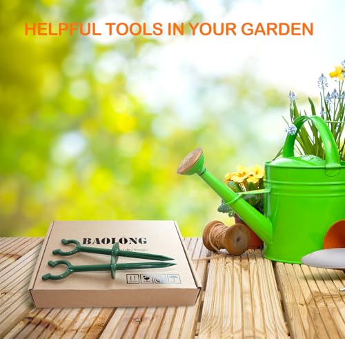 Garden Hose Holder Stake Set of 36 - Durable Plastic fits 3/4 inch Hose Guides for Lawn,Yard & Plant Care, Soaker Hose Support, Kink-Free Watering (Fits 3/4” Hoses) - size: Fit in 3/4'' Hoses, 36pcs