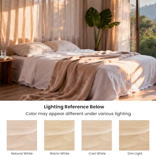 gogobunny Waterproof Blanket for Dogs and Cats, Reversible Flannel Double-Sided Furniture Protector for Couch Sofa Bed Against Spills & Pet Fur (60" x 80", Beige/Cream) - color: Beige/Cream, size: 60" x 80"