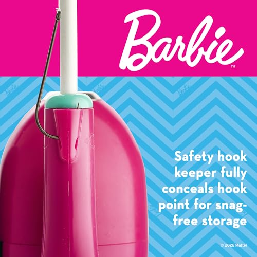 Shakespeare Youth Fishing Reel and Rod Combo - color: Mattel Barbie 7pc Kit