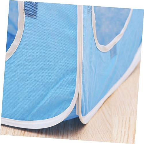 Mipcase 3pcs Portable Pet Tent Outdoor Cat Dog House Weatherproof Pop-up Shelter for Pets - color: Bluex3pcs