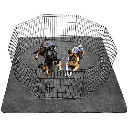 Dog Pee Pad Washable Extra Large, 72x72 Instant Absorb Training Pads, Non-Slip Pet Playpen Mat Waterproof Reusable Floor Mat for Puppy, Senior Dog Whelping Incontinence Housebreaking - size: 72"x72"