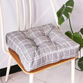 vctops 1PC Indoor Outdoor Bohemian Square Chair Cushion Seat Pad Floor Cushion Pillow (Grid Blue 1, 18"X18") - color: Grid Blue 1, style: 18Inchx18Inch/45x45cm