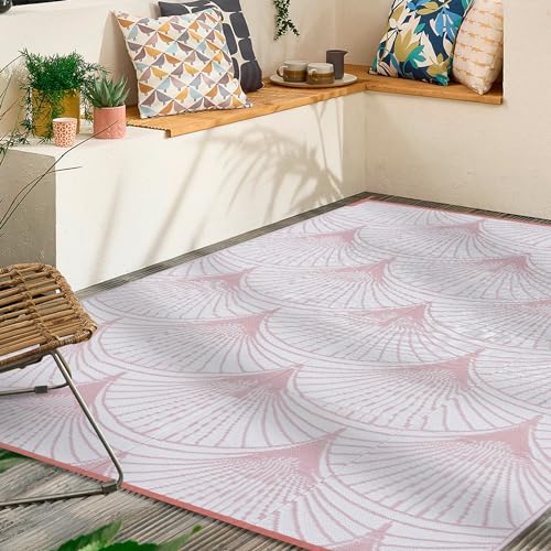 Boulder Bee Outdoor Rugs | Plastic Straw Rug | Waterproof Outdoor Camping Rugs | Quick Drying Picnic Rug | Sand Free Reversible Beach Mats | 5 x 8 Feet | 2.7 lb - color: Red, size: 5*8 Feet
