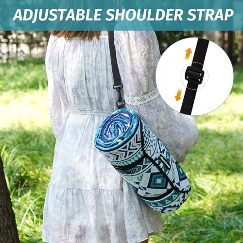 Picnic Blankets Extra Large Outdoor - Beach Blanket Waterproof Sandproof with Shoulder Strap, Machine Washable, Picnic Mat with Stakes for Grass Concert, Park, Lawn,Travel, Spring Summer. Blue - color: Blue