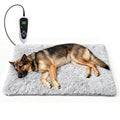 GOLOPET Dog Heating Pad 28x18 in with Smart Thermostat Switch and Power Line Protection Tube,Obtained MET and UL Dual Certification,Waterproof Puppy Heating Pad- Gray 1 - size: 28.0"L x 18.0"W
