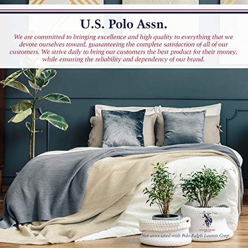 U.S. Polo Assn. Oversized (40” x 70”) Striped Nautical Design Beach Towel - Luxury Plush Cotton Hotel Quality for Bath, Pool - East Coast Stripe - color: East Coast Stripe, size: 40" x 70"