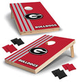 Wild Sports 2' x 3' Solid Wood Cornhole Set with Direct Print HD Team Graphics – Great Gift for Any NCAA Fan! Bean Bag Toss Family Outdoor Games – Georgia Bulldogs