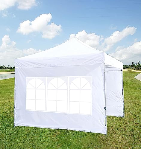 SCOCANOPY Sidewall for 10x10 Canopy Frame, 2 Pieces Sunwalls Only, Red - color: Red, size: 10X10