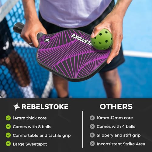 Complete Pickleball Set of 4 with Bag, Pickle Ball Paddle Set of 4, Designed in The USA, Pickleball Racket for Adults Comfort Grip, Indoor Outdoor Pickle Ball Kit, Pickleball Paddles 4 Pack - style: Abstract Lines
